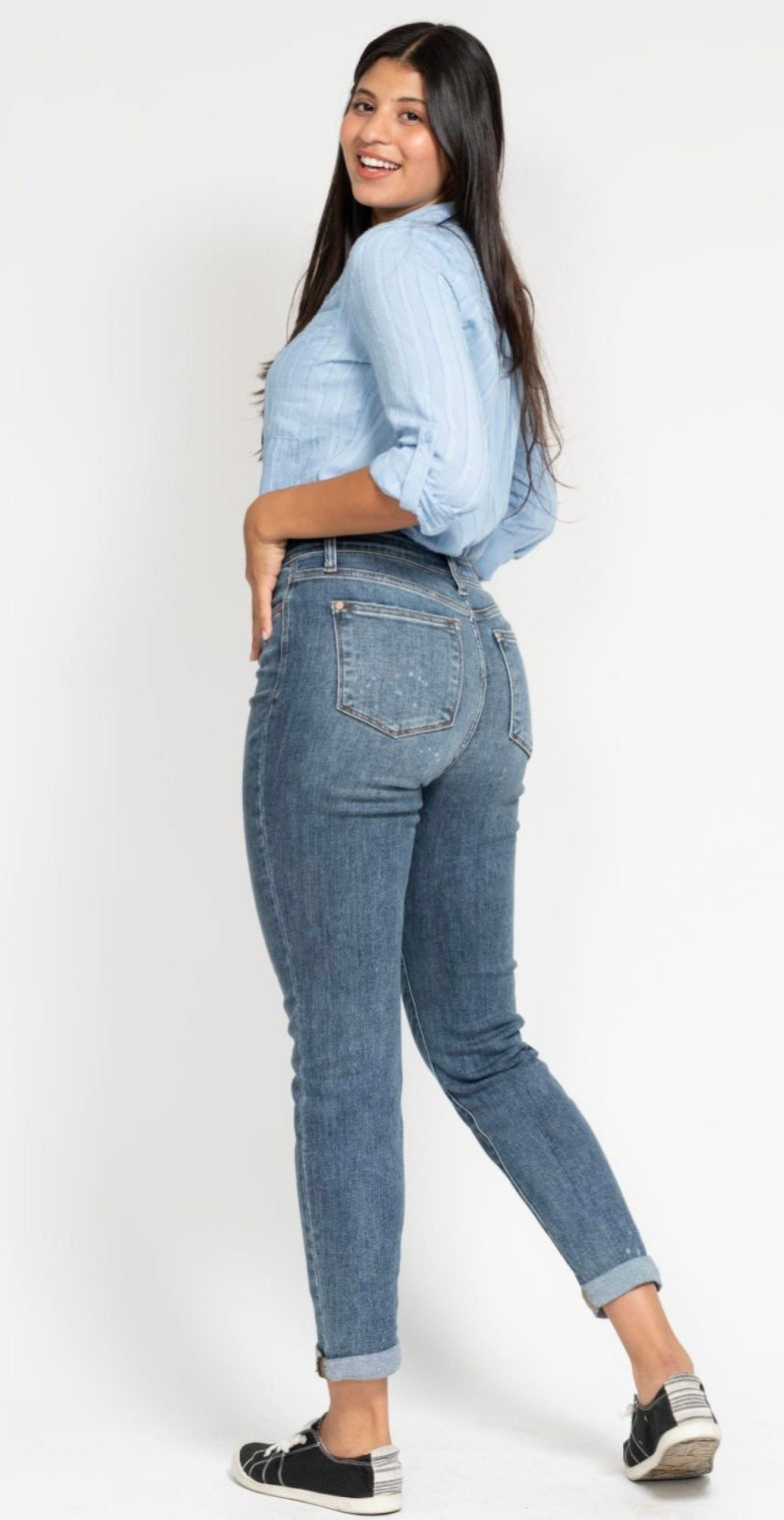 **Judy Blue Beach Splash Boyfriend