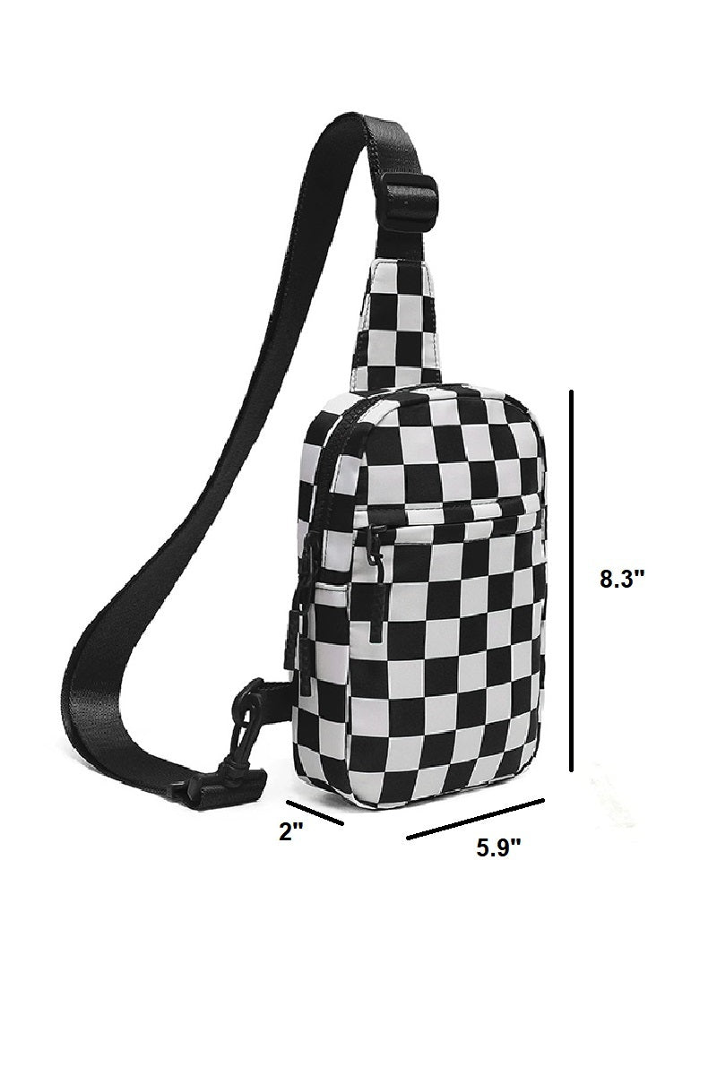 Checkered Sling Bag (2 Colors)