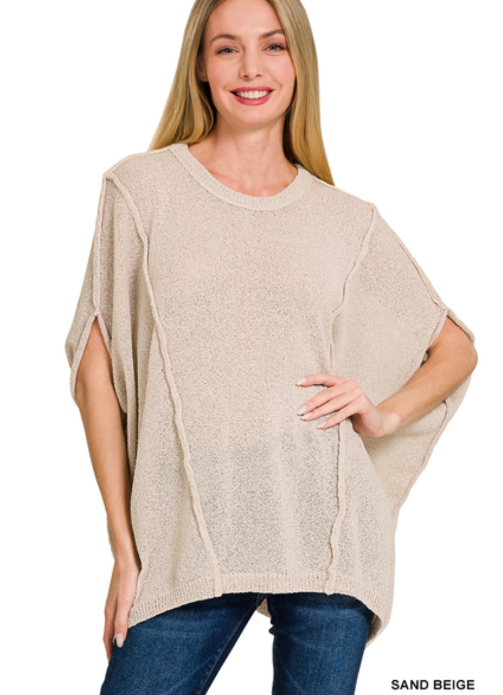 Oversized Drop Shoulder Sweater