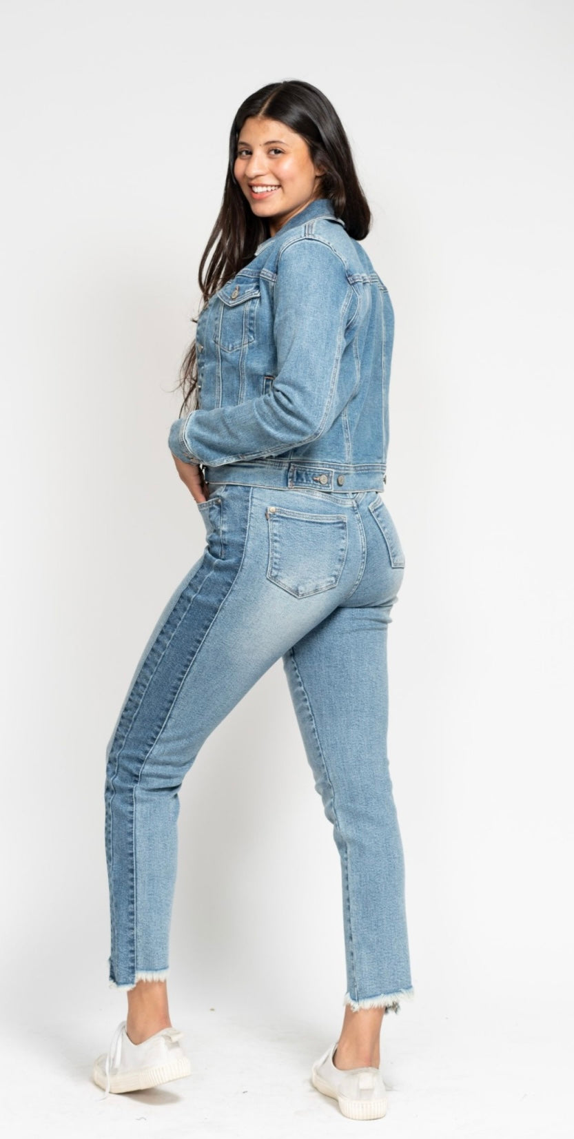 *Judy Blue Side Panel Slim Fit Jeans