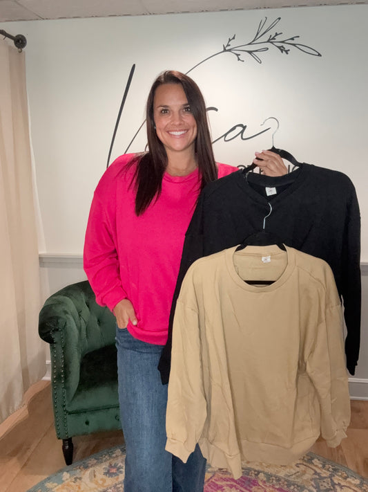 Crewneck with Pockets (3 Colors)