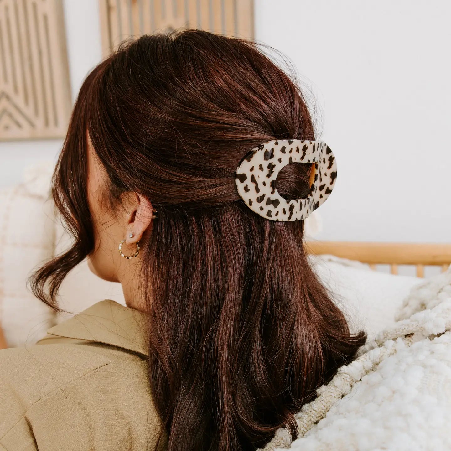 Teleties Flat Round Hair Clip
