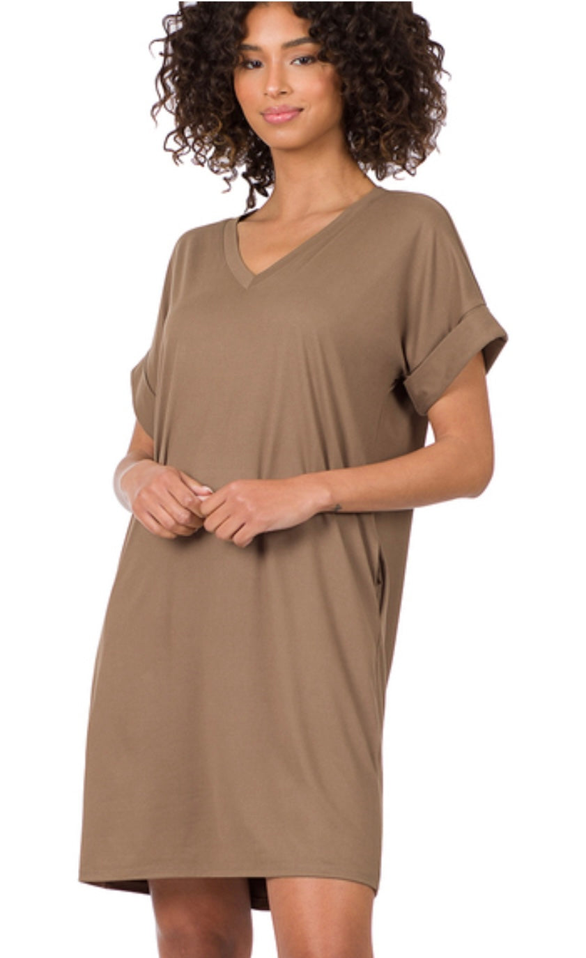 Vestido con Bolsillos (2 Colores)