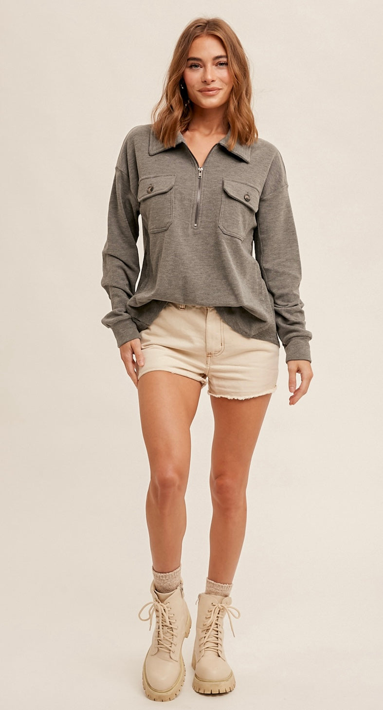 Half Zip Pullover (2 Colors)