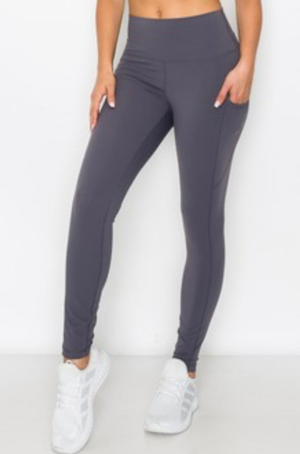 Leggings suaves y mantecosos con bolsillos (2 colores)