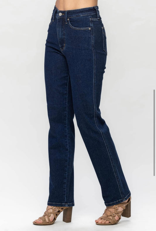 **Tummy Control Straight Leg Judy Blue Jeans