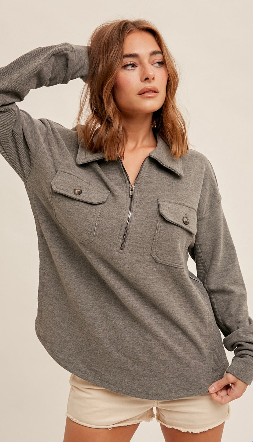 Half Zip Pullover (2 Colors)