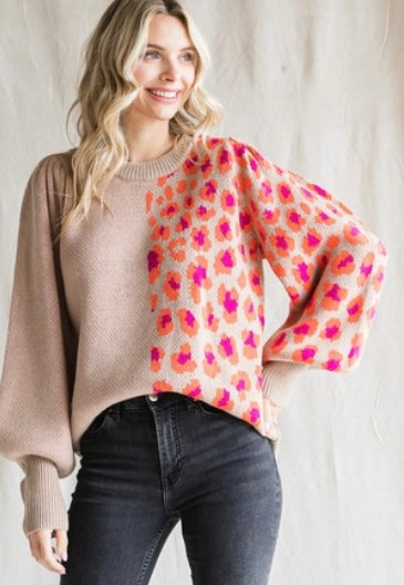 Jersey de leopardo topo