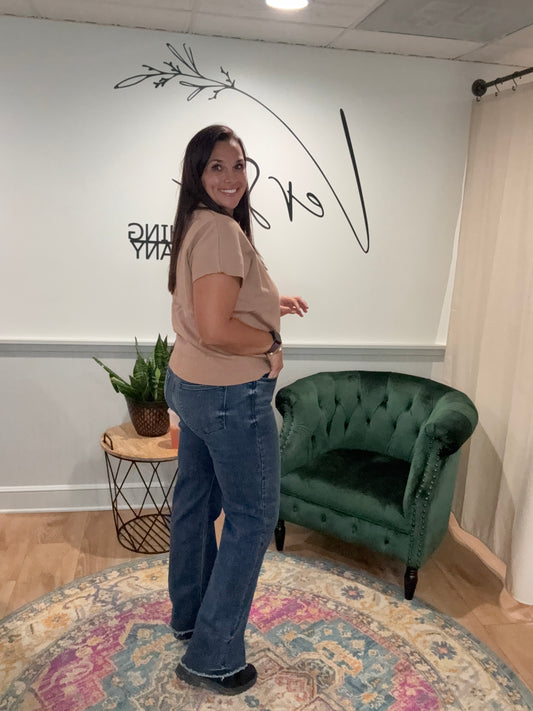 Judy Blue Wide Leg Jeans