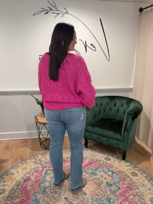 Judy Blue Distressed Boot Cut Jeans