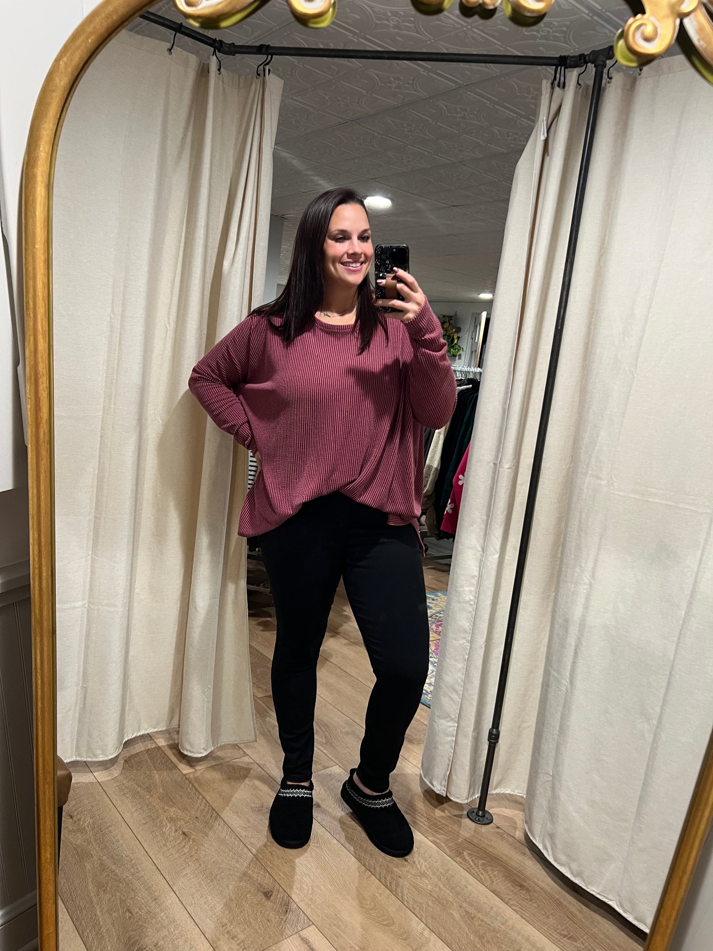 *Judy Blue Black Pull on Skinny Jeans