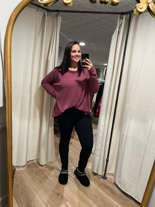 *Judy Blue Black Pull on Skinny Jeans