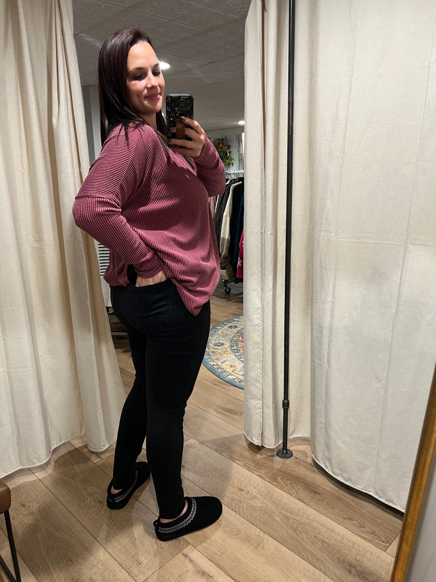 *Judy Blue Black Pull on Skinny Jeans