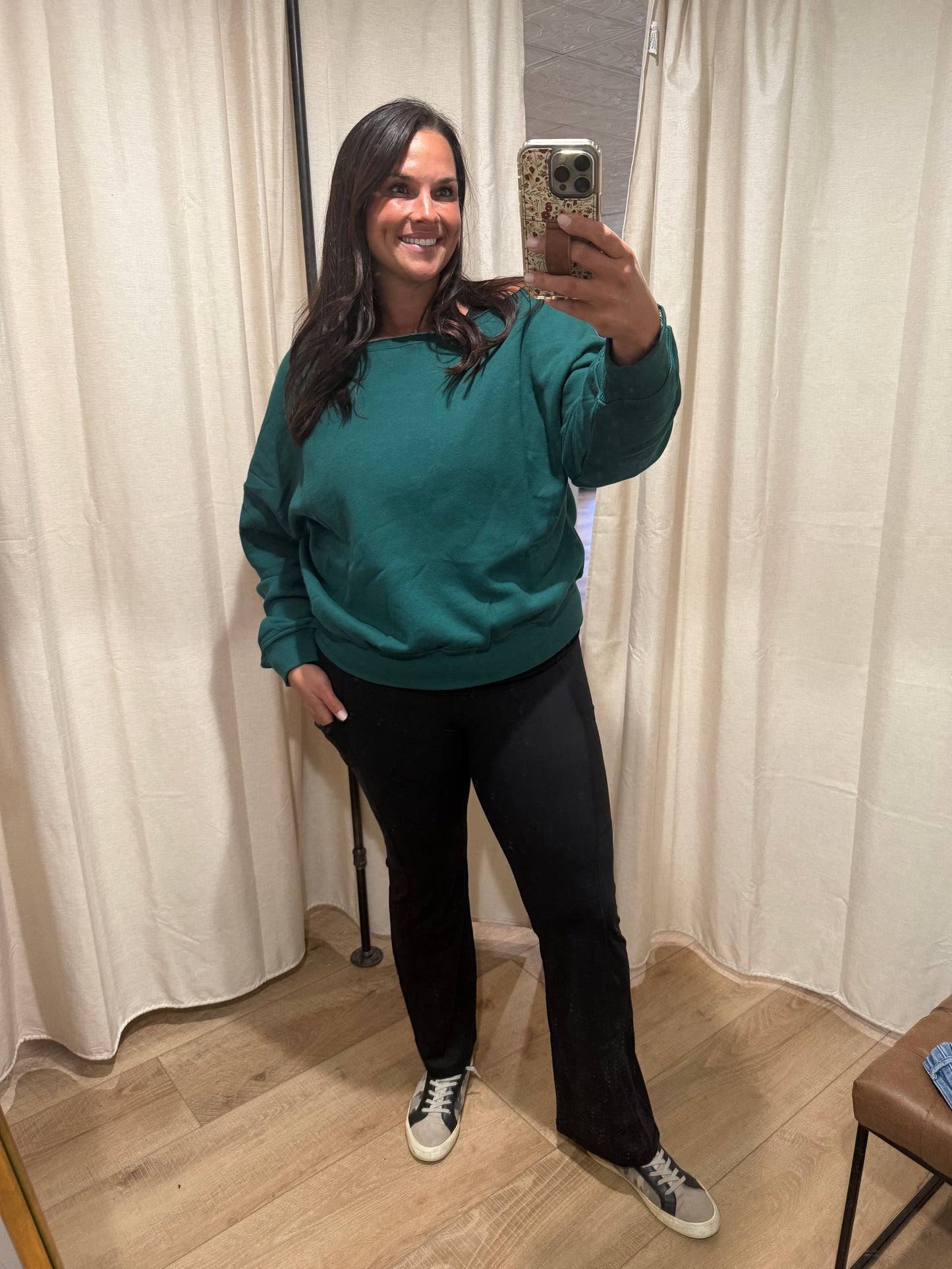 Straight Leg Leggings with Pockets