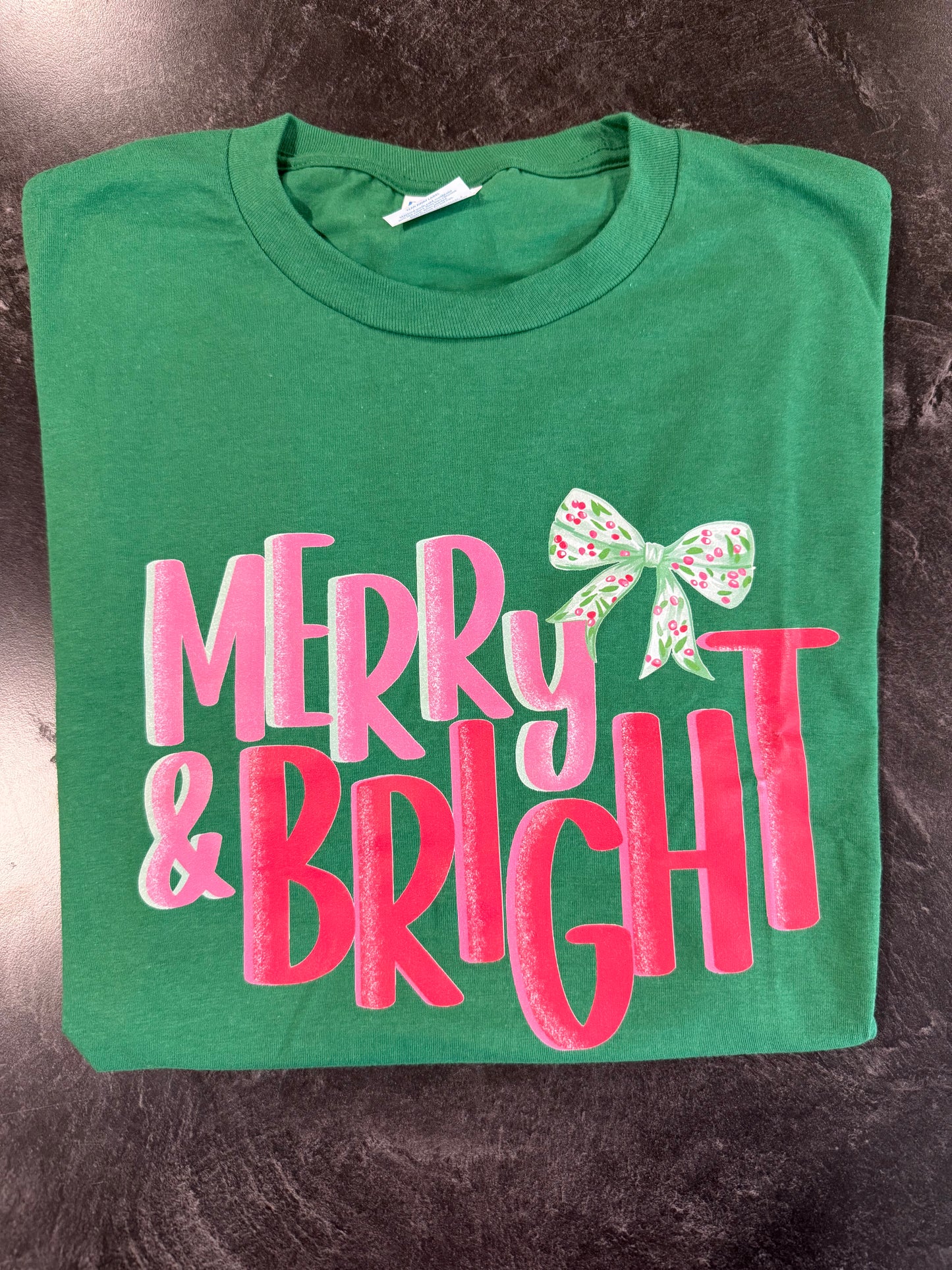 Green Merry & Bright T-shirt