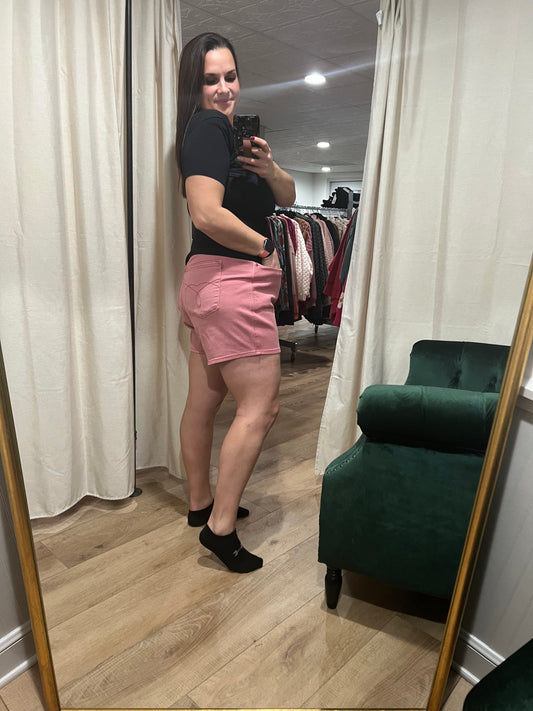 Judy Blue Rose Shorts