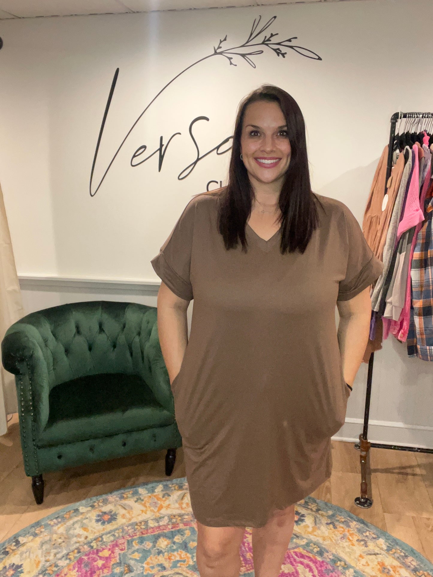 Vestido con Bolsillos (2 Colores)