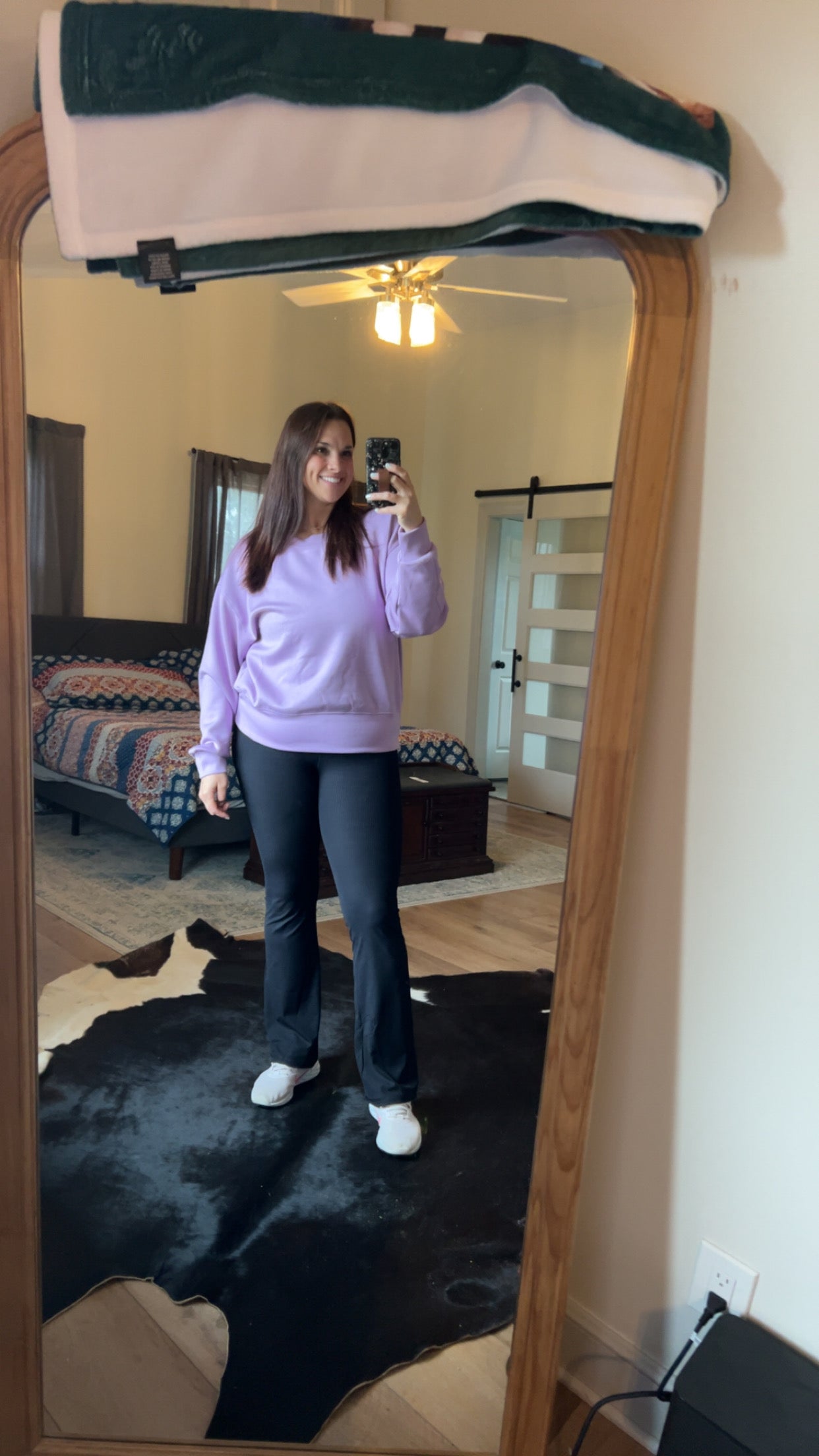 Ribbed Flare Leggings