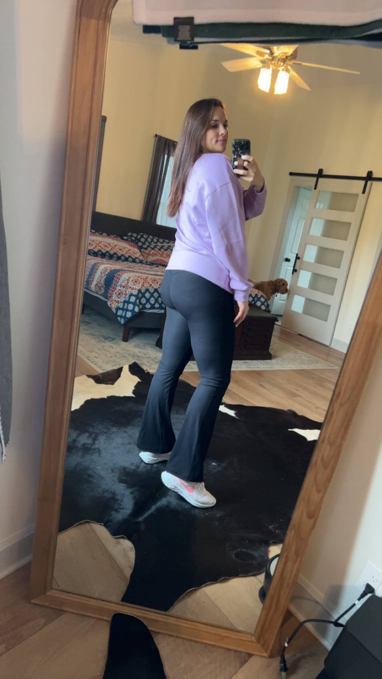 Ribbed Flare Leggings