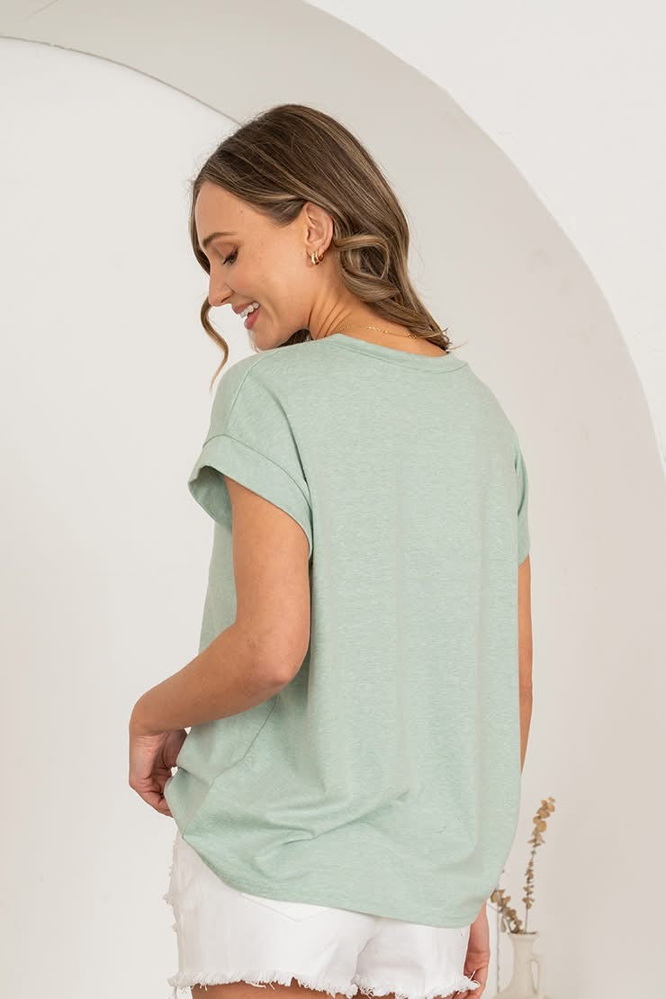 Mint Muscle Tee