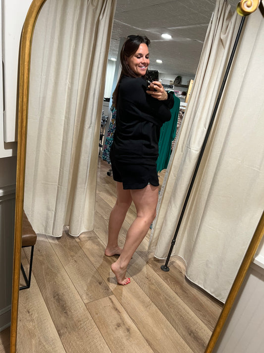 Black Scuba Crewneck