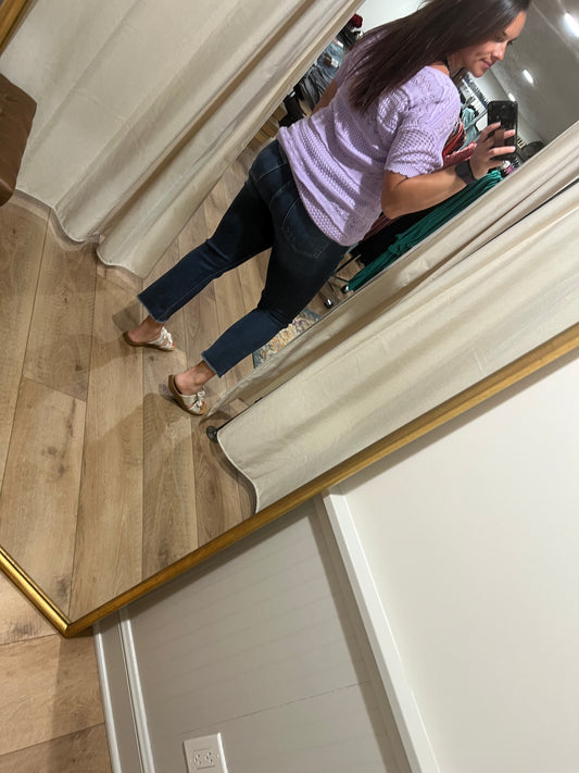 Judy Blue Dark Wash Kick Flare Jeans