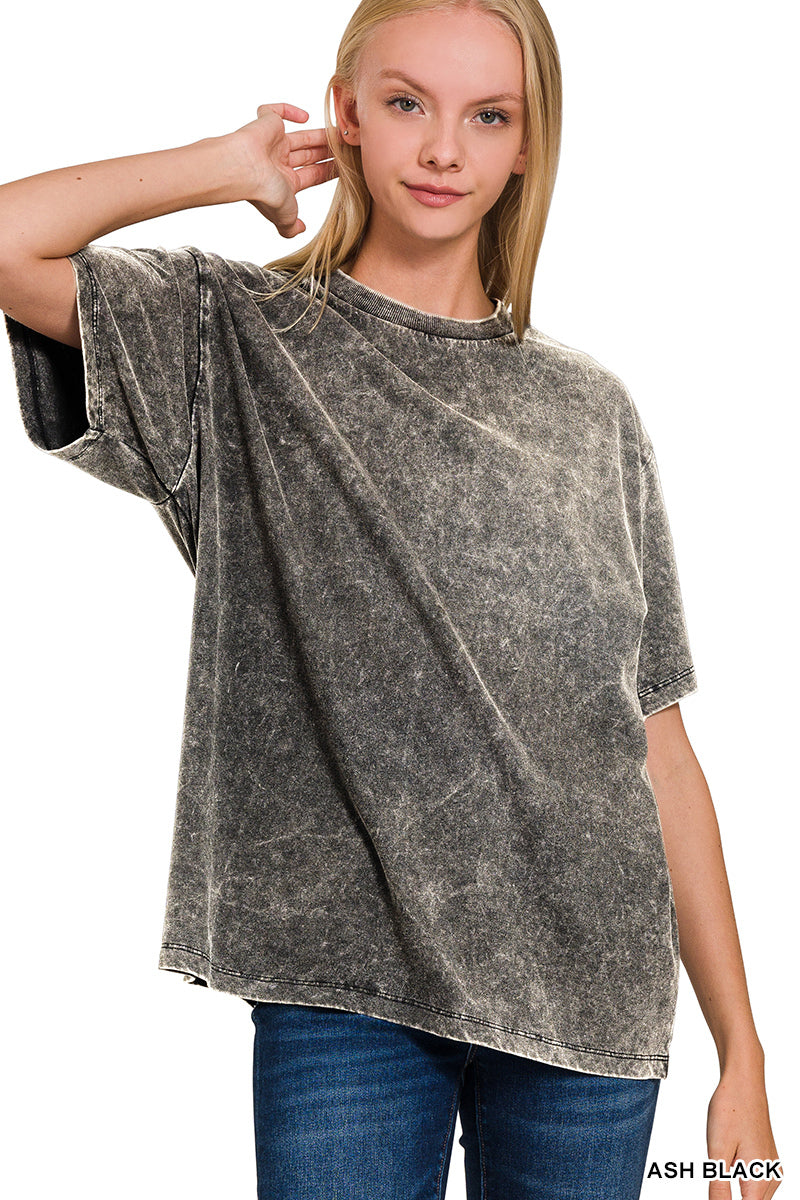 Mineral Washed Short Sleeve (3 Colors)
