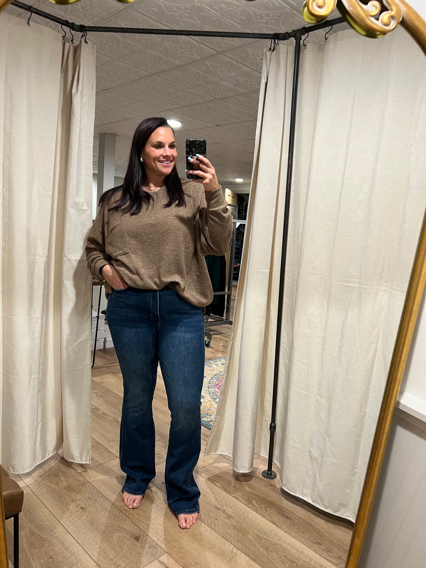 *Multi Length Judy Blue Tummy Control Bootcut Jeans