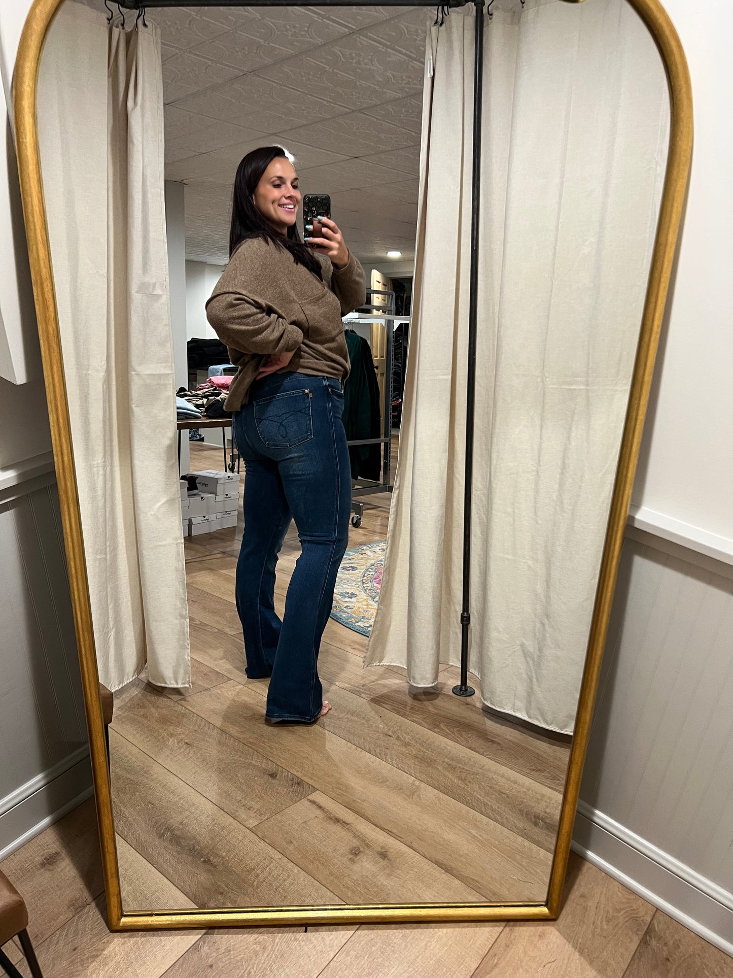 *Multi Length Judy Blue Tummy Control Bootcut Jeans