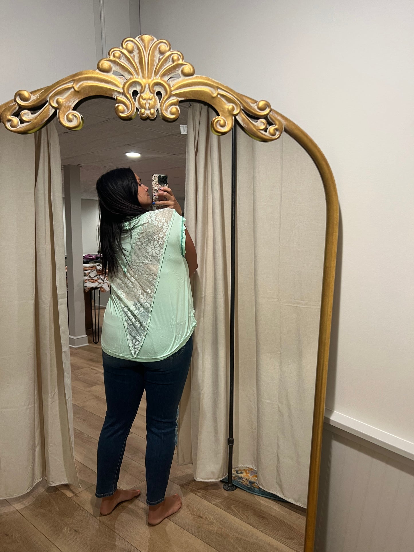 Vneck with Shoulder Lace (3 Colors)