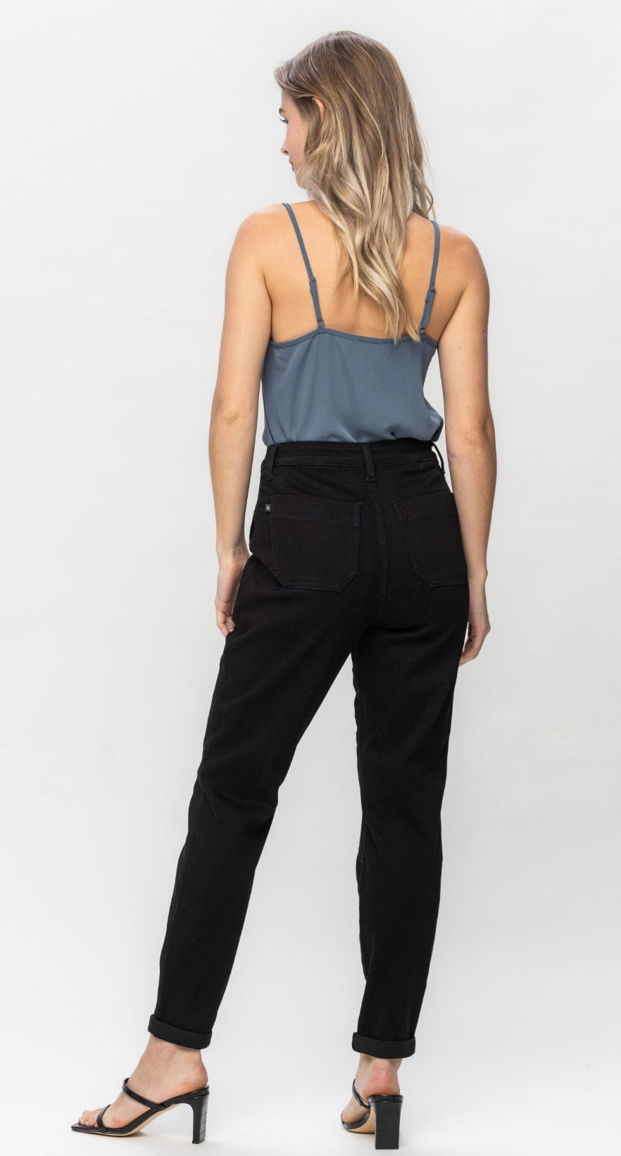 **Black Judy Blue Jean Joggers