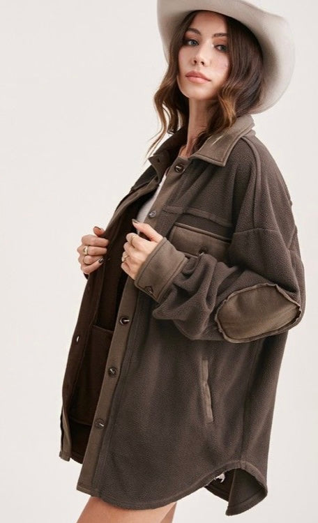 2 Tone Fleece Jacket (3 Colors)