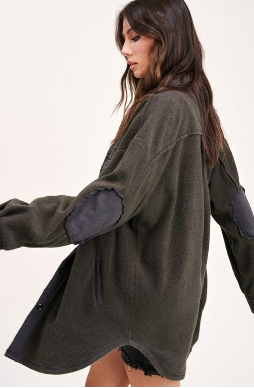 2 Tone Fleece Jacket (3 Colors)