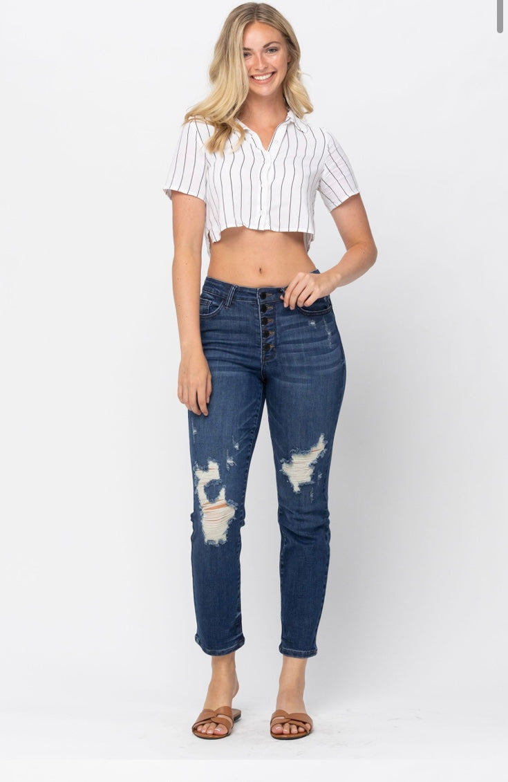 Comprar Jeans ajustados cinco botones Vaqueros ajustados