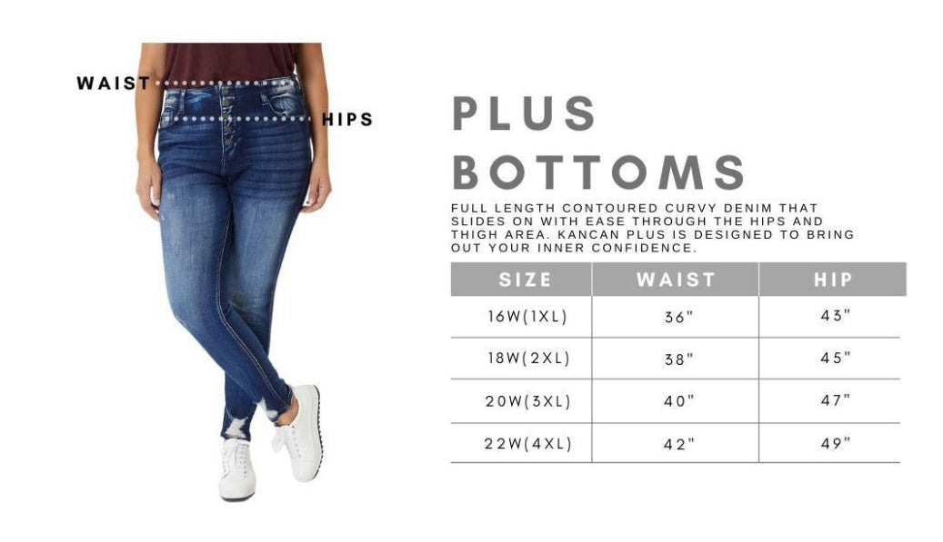 Kancan Black High Rise Skinny