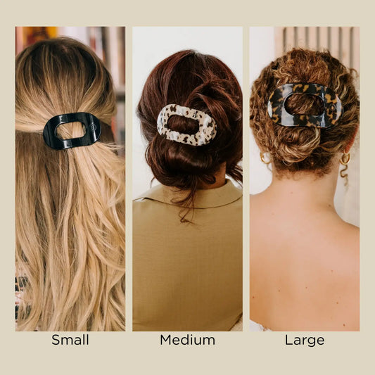 Teleties Flat Round Hair Clip