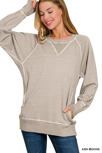 Crewneck with Pockets (2 Colors)