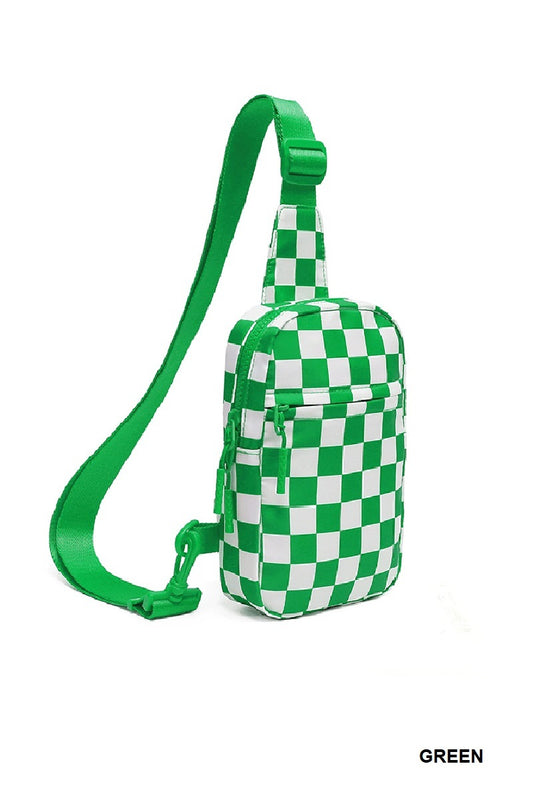 Checkered  Sling Bag (2 Colors)