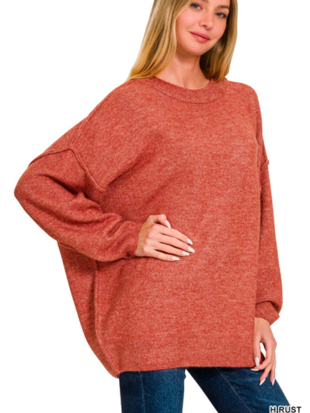 Oversized Melange Sweater