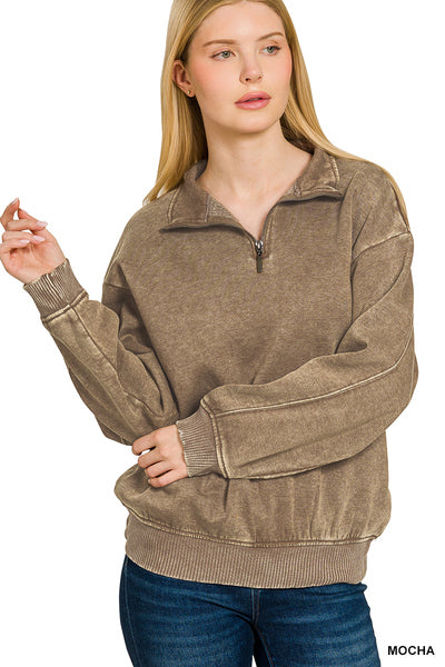 Fleece Half Zip (5 Colors)