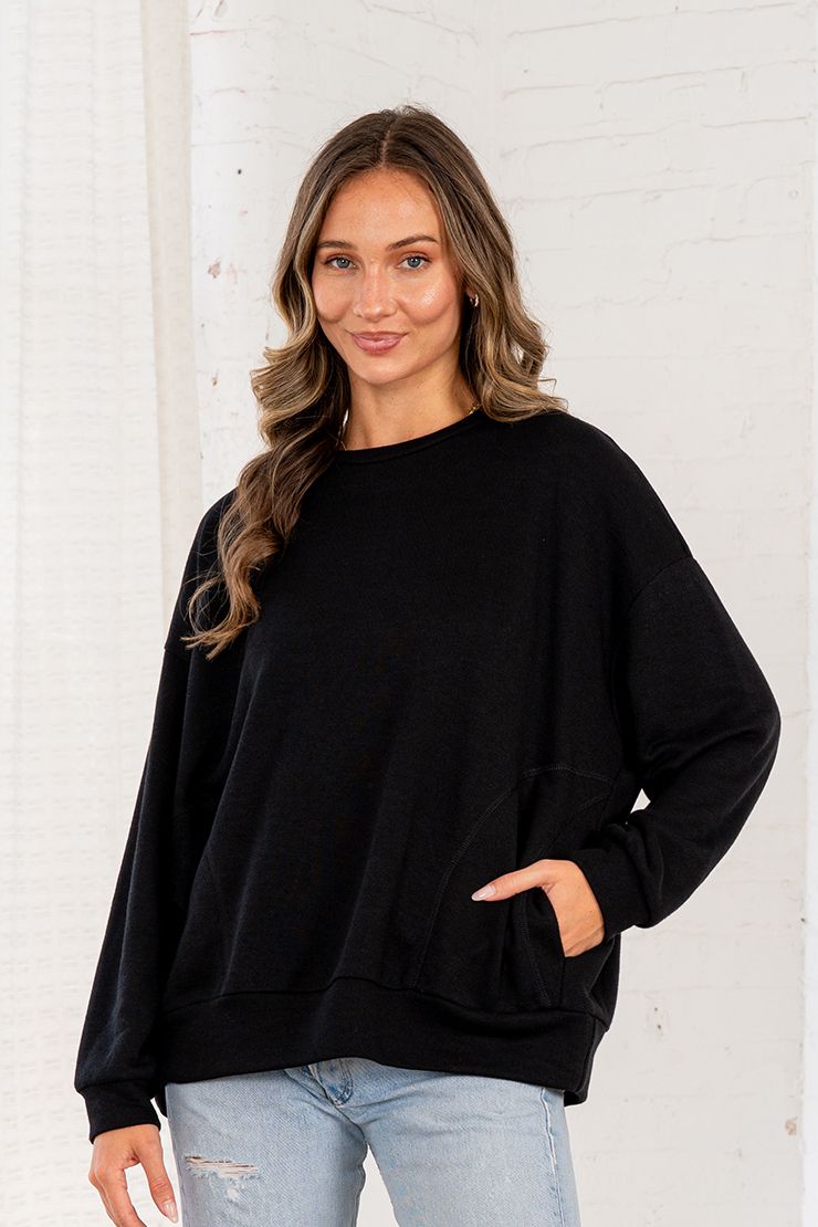 Crewneck with Pockets (3 Colors)