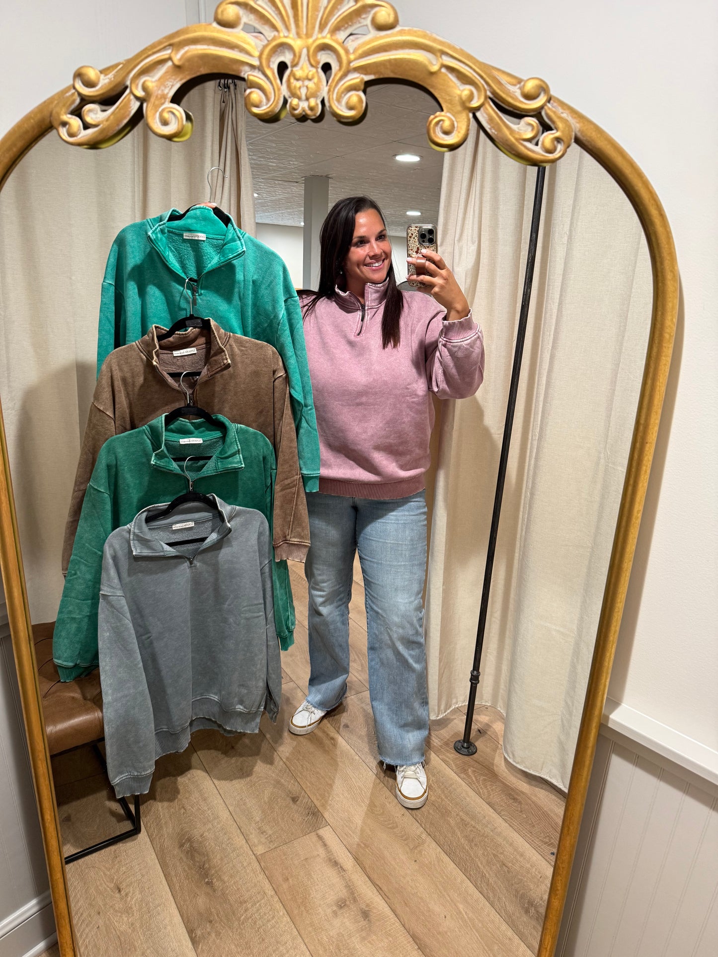 Fleece Half Zip (5 Colors)