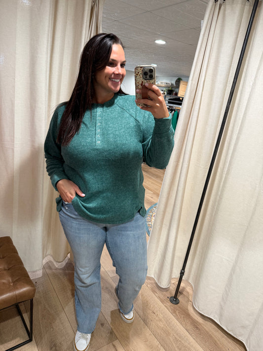 Melange Button Henley (2 Colors)