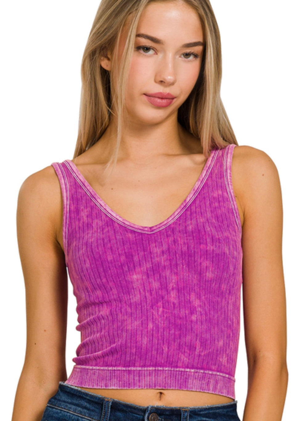 Reversible Crop Tank (11 Colors)