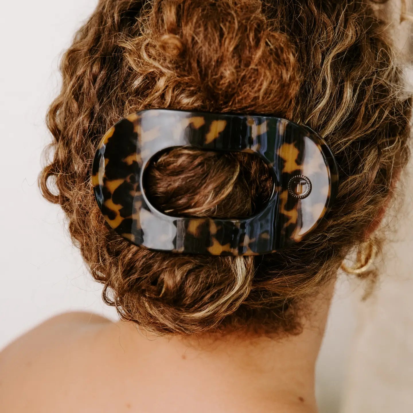 Teleties Flat Round Hair Clip