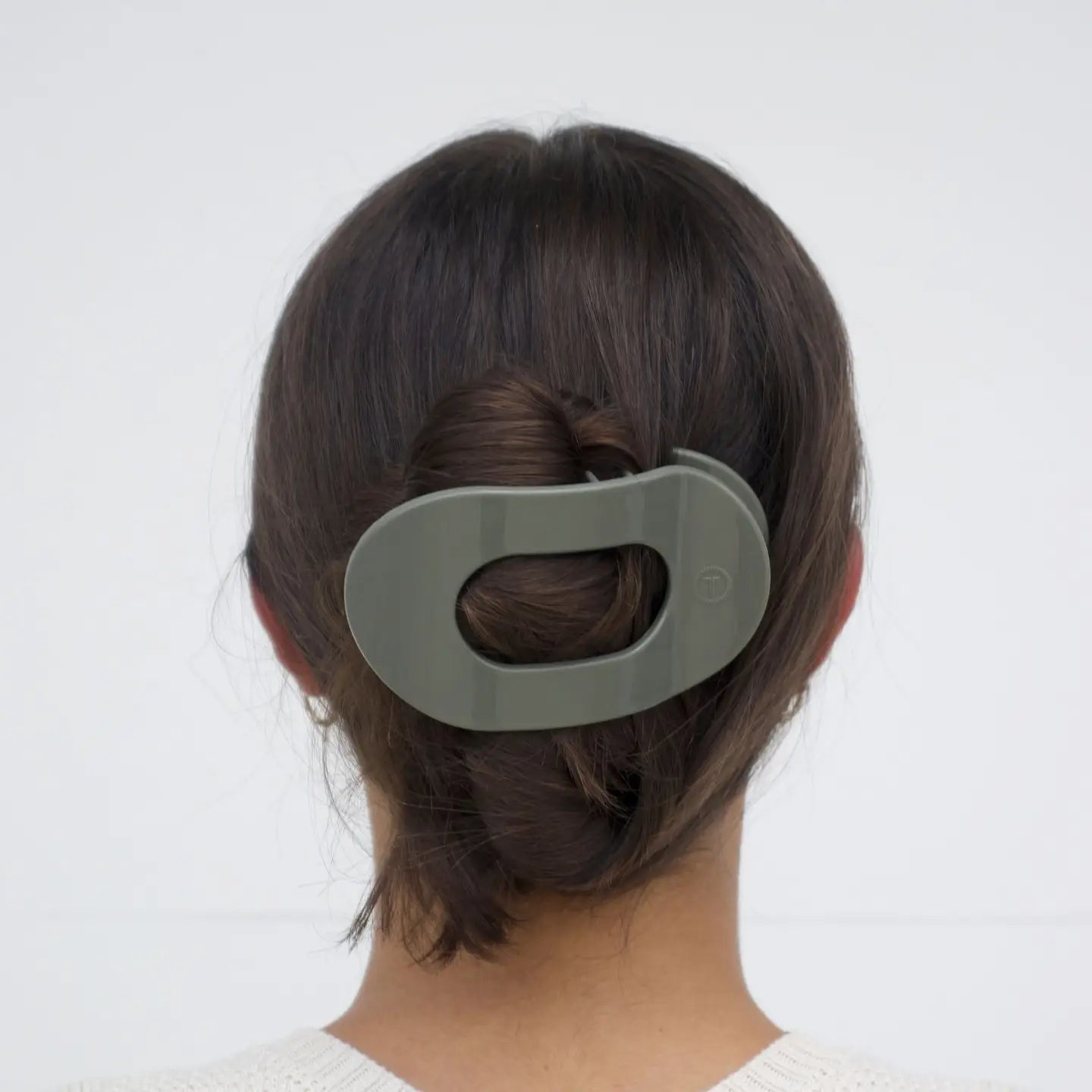 Teleties Flat Round Hair Clip