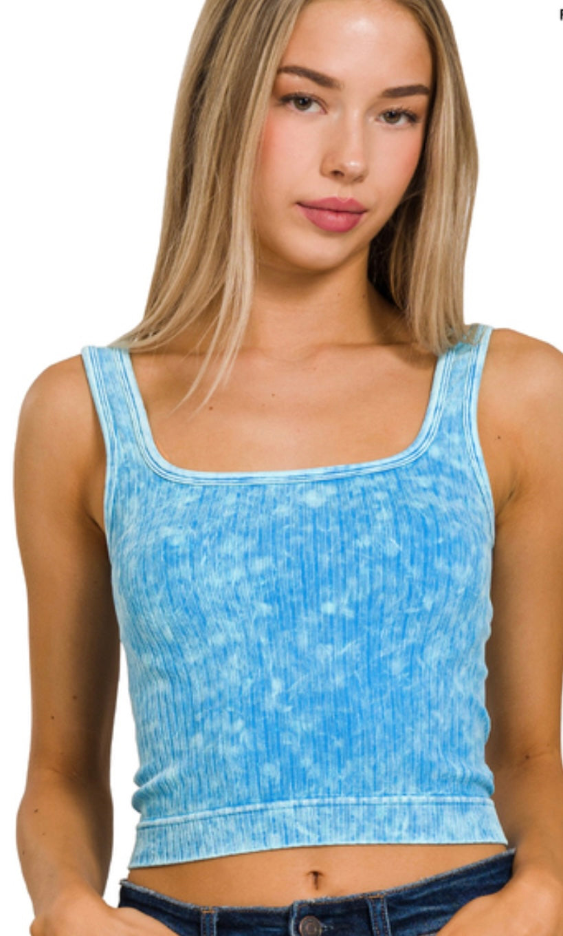 Reversible Crop Tank (11 Colors)