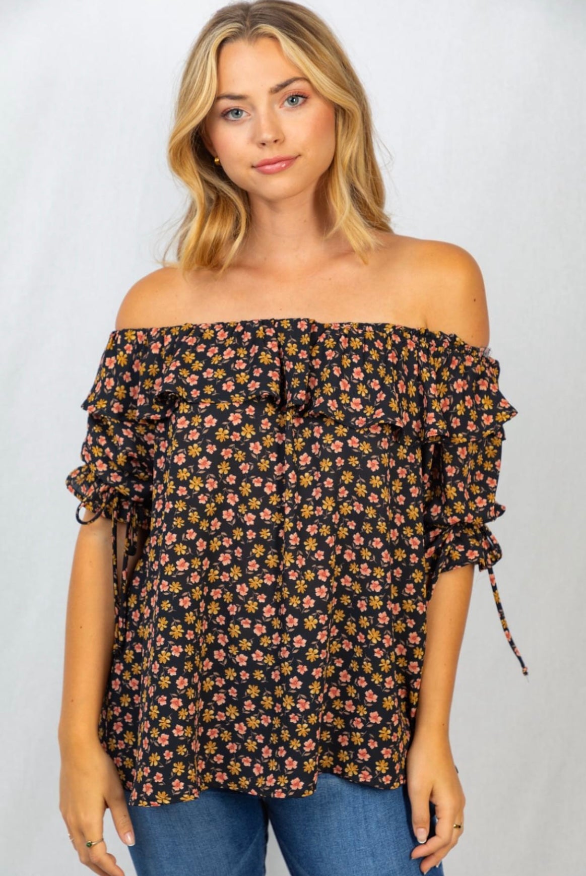 Floral Off Shoulder Top