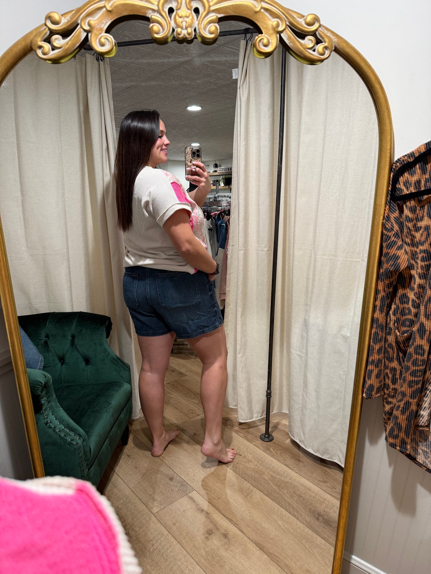 Judy Blue Baggy Elastic Tie Shorts