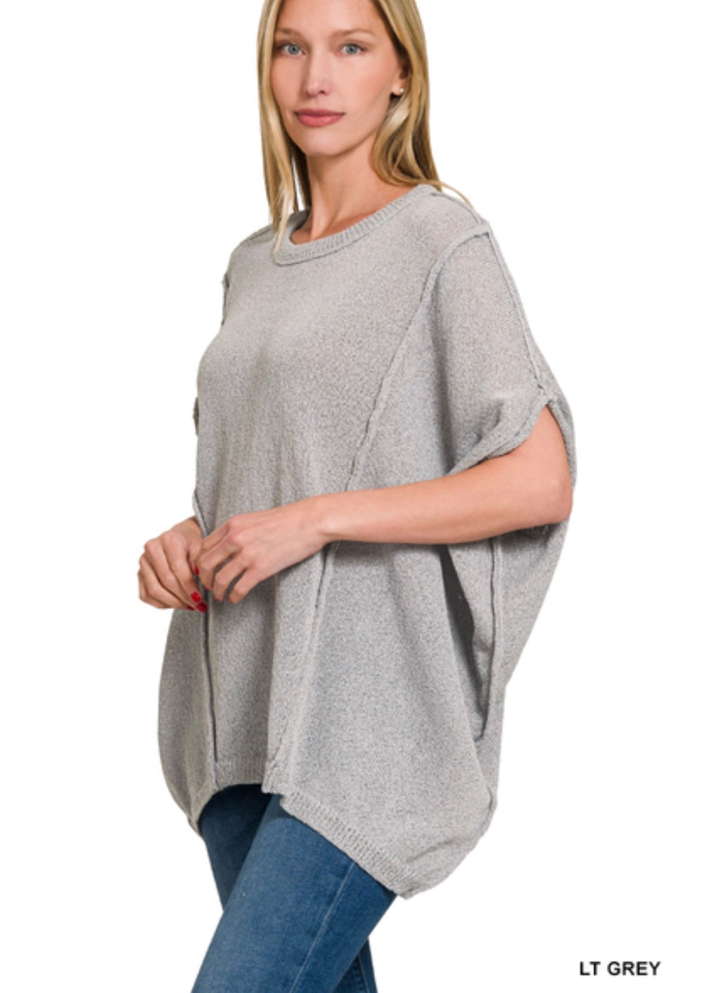 Drop Shoulder Sweater